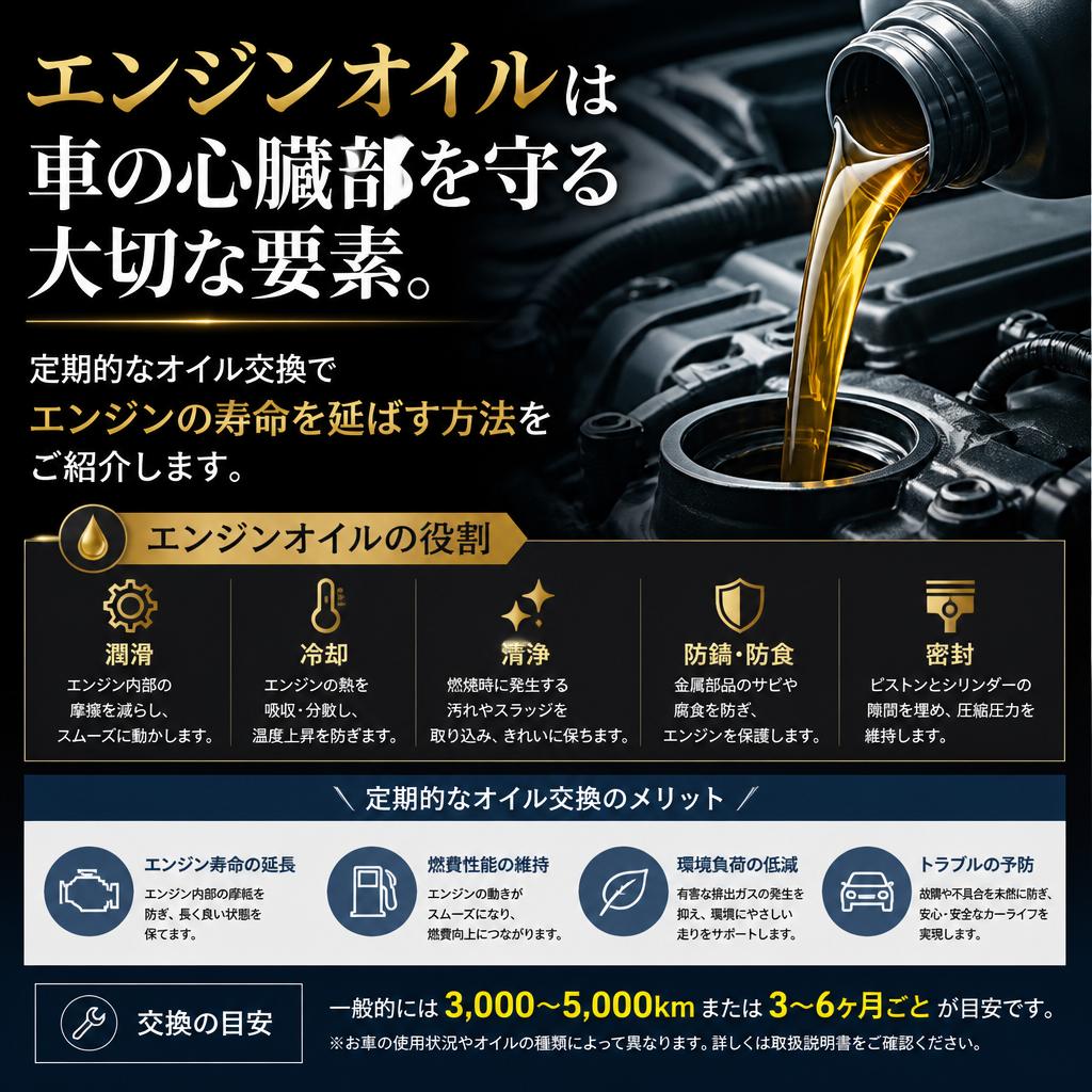 エンジンオイル交換の重要性