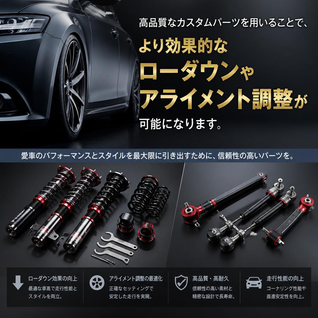 適切なパーツ選び