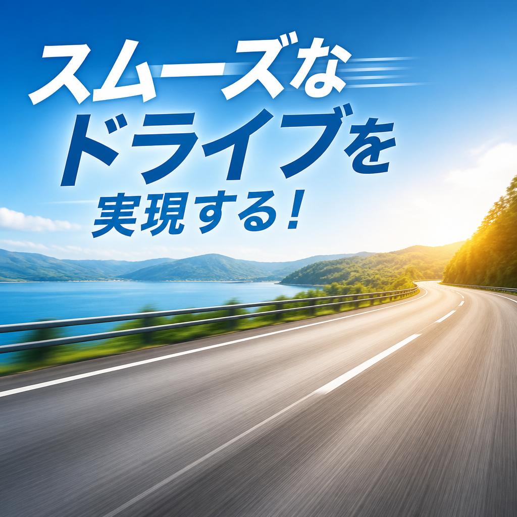 スムーズなドライブを実現する！