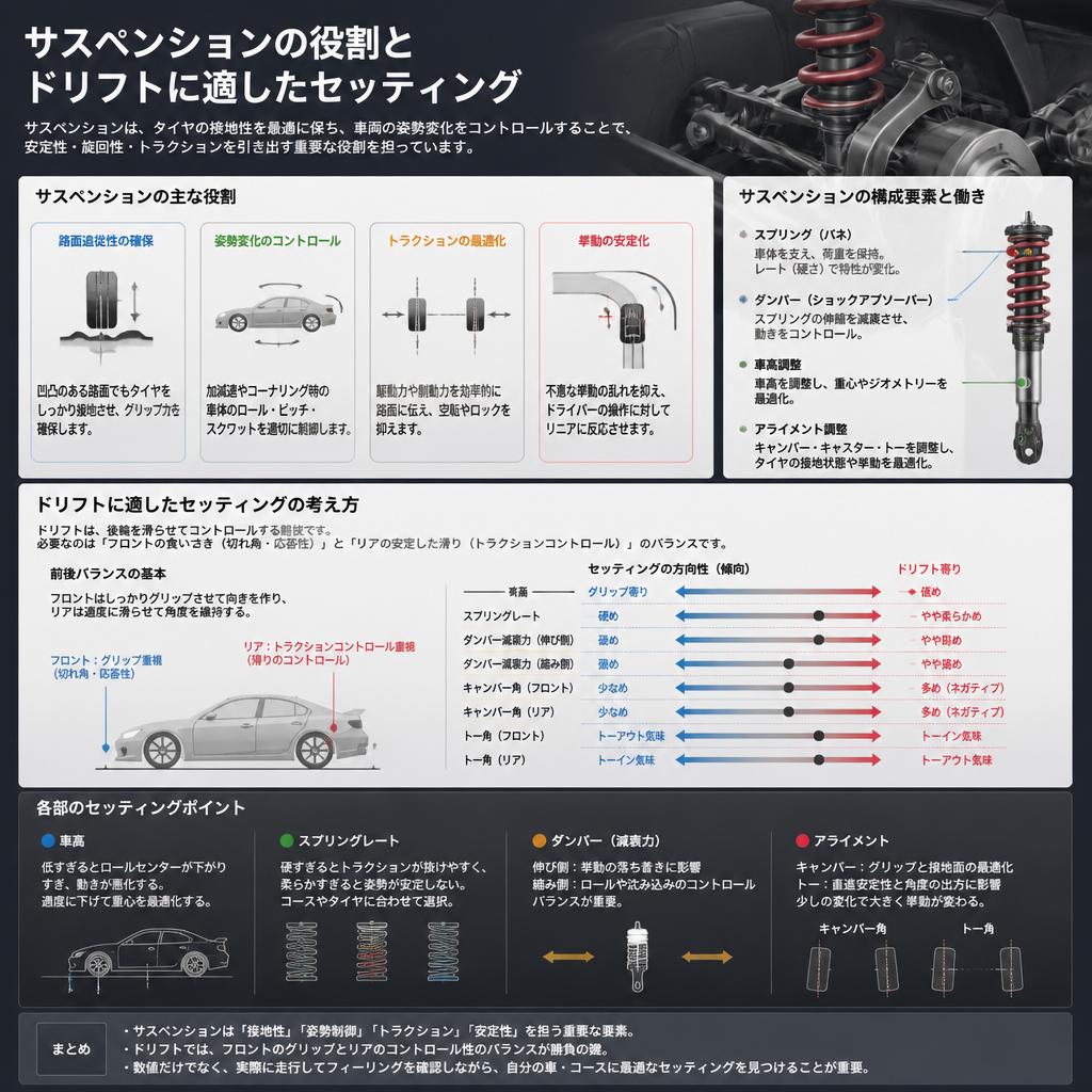 最適なサスペンションの選び方