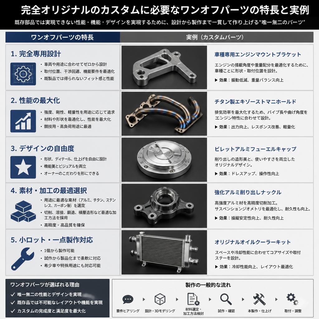 4. ワンオフパーツの魅力